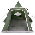 VidaXL Namiot Teepee dla 5 osób z dachem Zielony 545 x 450 x 295 cm