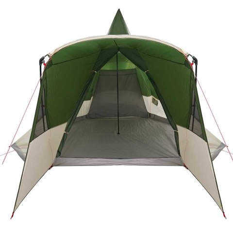 VidaXL Namiot Teepee dla 8 osób z dachem Zielony 720 x 465 x 295 cm