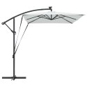 PARASOL PLAŻOWY ZE LED PIASKOWY 294X200X270CM