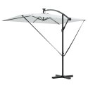 PARASOL PLAŻOWY ZE LED PIASKOWY 294X200X270CM