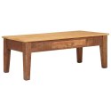 STOLIK KAWOWY BRĄZOWY 110X55X40CM DREWNO Z MANGO