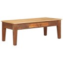 STOLIK KAWOWY BRĄZOWY 110X55X40CM DREWNO Z MANGO