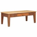 STOLIK KAWOWY BRĄZOWY 110X55X40CM DREWNO Z MANGO