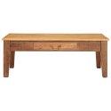 STOLIK KAWOWY BRĄZOWY 110X55X40CM DREWNO Z MANGO