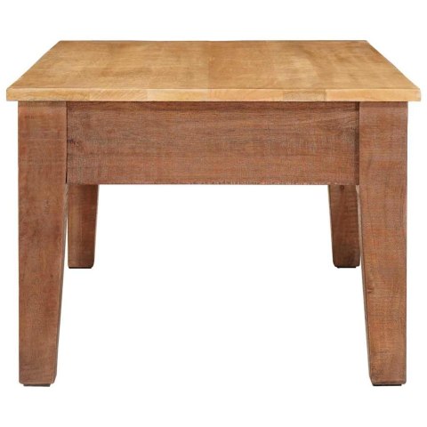 STOLIK KAWOWY BRĄZOWY 110X55X40CM DREWNO Z MANGO