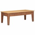STOLIK KAWOWY BRĄZOWY 110X55X40CM DREWNO Z MANGO