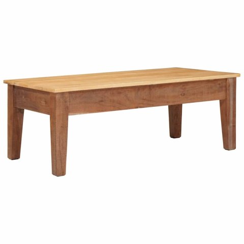 STOLIK KAWOWY BRĄZOWY 110X55X40CM DREWNO Z MANGO
