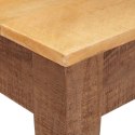 STOLIK KAWOWY BRĄZOWY 110X55X40CM DREWNO Z MANGO