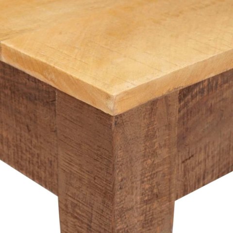 STOLIK KAWOWY BRĄZOWY 110X55X40CM DREWNO Z MANGO