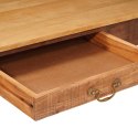 STOLIK KAWOWY BRĄZOWY 110X55X40CM DREWNO Z MANGO