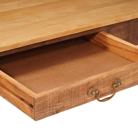 STOLIK KAWOWY BRĄZOWY 110X55X40CM DREWNO Z MANGO