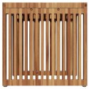 VidaXL Stół Ogrodowy Brązowy 45 x 42,5 x 45 cm Lite drewno teakowe