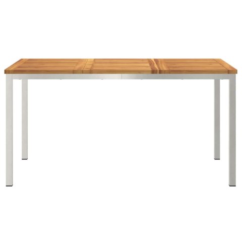 VidaXL StółJadalny Brązowy 150 x 90 x 75 cm Lite Drewno Akacji