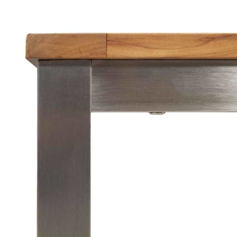 VidaXL StółJadalny Brązowy 150 x 90 x 75 cm Lite Drewno Akacji