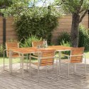 VidaXL StółJadalny Brązowy 180 x 90 x 75 cm Lite Drewno Akacji