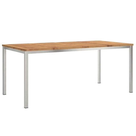 VidaXL StółJadalny Brązowy 180 x 90 x 75 cm Lite Drewno Akacji