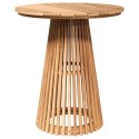 VidaXL Stolik boczny Brązowy 70 x 70 x 75 cm Lite drewno teakowe