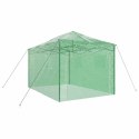 VidaXL Szklarnię z rozkładaną ramą Zielony 290 x 430 x 315 cm Żelazo