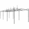 VidaXL Szklarnię z rozkładaną ramą Zielony 290 x 870 x 315 cm Żelazo