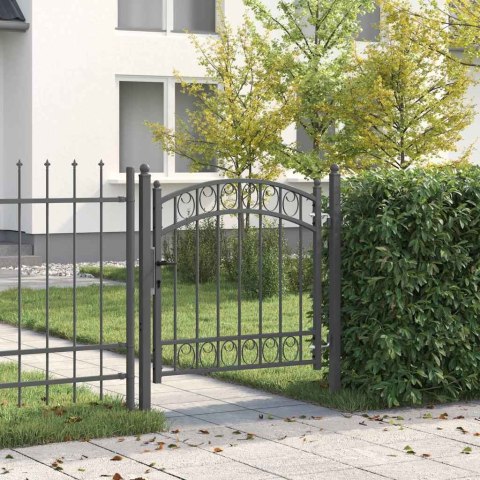 BRAMA OGRODZENIOWA EMMEN 100X100CM STAL MALOWANA PROSZKOWO