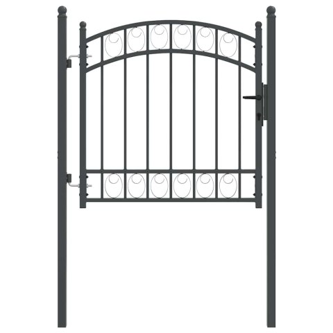BRAMA OGRODZENIOWA EMMEN 100X100CM STAL MALOWANA PROSZKOWO