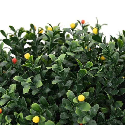 VidaXL Kula Boxwood Zielony 35 x 35 x 50 cm Z tworzywa sztucznego