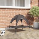 VidaXL Legowisko dla psa Brązowy 62 x 48 x 61 cm Stal