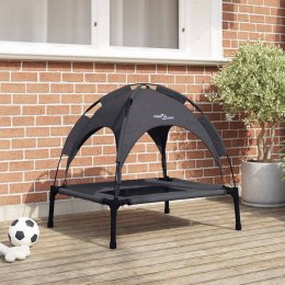VidaXL Legowisko dla psa Czarny 76 x 62 x 70,5 cm Stal