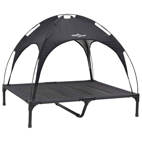 VidaXL Legowisko dla psa Czarny 92 x 77 x 82,5 cm Stal