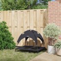 VidaXL Legowisko dla psa Czarny 92 x 77 x 82,5 cm Stal