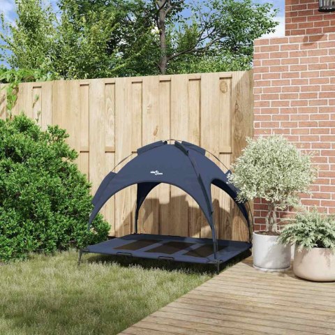 VidaXL Legowisko dla psa Granatowy 122 x 93 x 106,5 cm Stal
