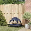 VidaXL Legowisko dla psa Granatowy 76 x 62 x 70,5 cm Stal