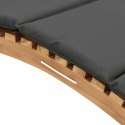 VidaXL Leżak ogrodowy Brązowy 198 x 55 x 58,5 cm Lite drewno teakowe
