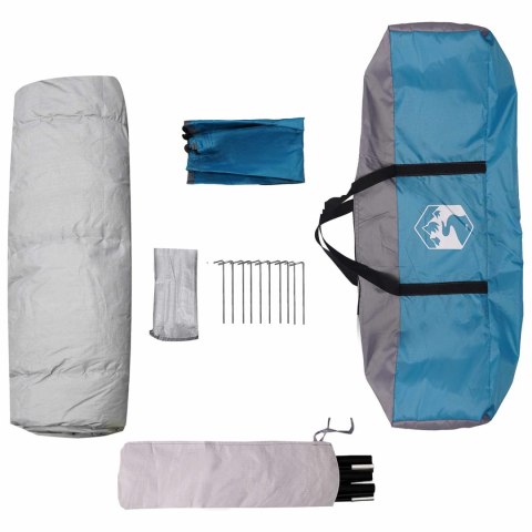 VidaXL Namiot Instant z daszkiem na deszcz dla 3 osób z szybkim zwolnieniem