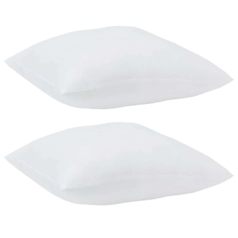 VidaXL Poduszka z poduszką 2 pcs Biały 80 x 80 x 20 cm Poliester