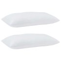 VidaXL Poduszka z poduszką 2 pcs Biały 81 x 42 x 20 cm Poliester