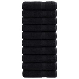 VidaXL Ręcznik Gościnny SOLUND 25 pcs Czarny 100 x 150 cm 550 gsm