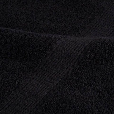 VidaXL Ręcznik Gościnny SOLUND 25 pcs Czarny 100 x 200 cm 550 gsm