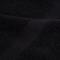 VidaXL Ręcznik Gościnny SOLUND 25 pcs Czarny 70 x 140 cm 550 gsm