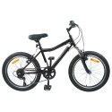 VidaXL Rower Dziecięcy 24 Cali 6-Speed dla dzieci w wieku 8-12 lat
