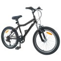 VidaXL Rower Dziecięcy 24 Cali 6-Speed dla dzieci w wieku 8-12 lat