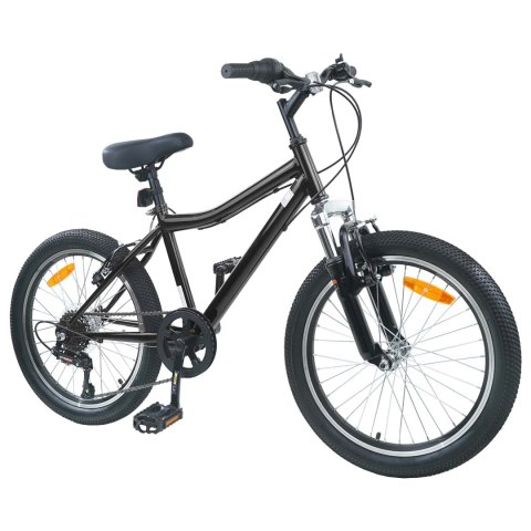 VidaXL Rower Dziecięcy 24 Cali 6-Speed dla dzieci w wieku 8-12 lat