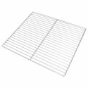 VidaXL Ruszt grillowy Srebrny 45 x 40 cm Stal nierdzewna