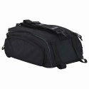 VidaXL Torba rowerowa Czarny 38 x 21 x 16 cm Poliester