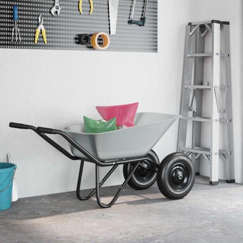 VidaXL Zastąpienie tacy widlaka Srebrny 88 x 60 x 32 cm Stal