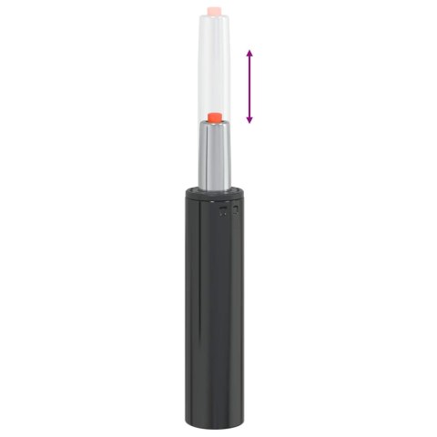 VidaXL Cylinder gazowy do krzesła biurowego Czarny 261-351 mm Żelazo