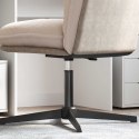 VidaXL Cylinder gazowy do krzesła biurowego Czarny 318-473 mm Żelazo