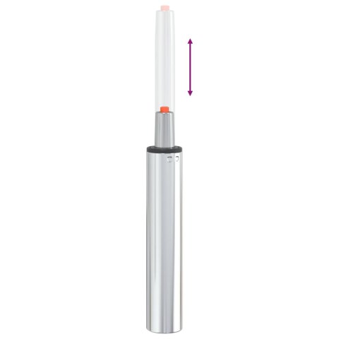 VidaXL Cylinder gazowy do krzesła biurowego chrom 307-447 mm Żelazo