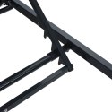 VidaXL Leżaki 2-osoba 3 pcs Czarny i antracyt Stal