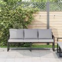 VidaXL Meble ogrodowe Jasnoszary 180 x 72,5 x 71 cm Poliester
